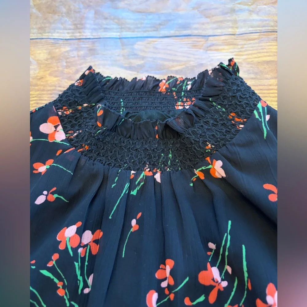 J. Crew Floral Sleeveless Blouse - Picture 3 of 6